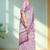 Pale purple/dusty mauve & soft ivory south cotton saree with running blouse