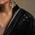 Black hand embroidered velvet doshala