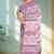 Pale purple/dusty mauve & soft ivory south cotton saree with running blouse
