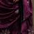 Plum hand embroidered velvet doshala