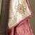 Off white hand embroidered velvet doshala