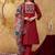 Maroon dhabu cotton partywear readymade suit