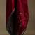 Red hand embroidered velvet doshala