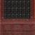 Eerie black & brick red south cotton saree with running blouse