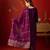 Wine roman silk partywear readymade suit