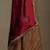 Red hand embroidered velvet doshala