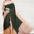 Palm green & blush pink madurai sungudi saree with running blouse