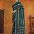 Onyx grey & silver madurai sungudi saree with running blouse