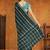 Onyx grey & silver madurai sungudi saree with running blouse