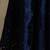 Navy blue hand embroidered velvet doshala