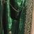 Emerald green hand embroidered velvet doshala