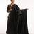 Black hand embroidered velvet doshala