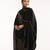 Black hand embroidered velvet doshala
