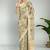 Multicolor banarasi semi dupion saree with running blouse