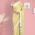 Crayola yellow & ivory banarasi semi dupion saree with running blouse