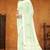 Celadon mist (green) & ivory banarasi semi dupion saree with running blouse