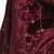 Maroon hand embroidered pure velvet doshala