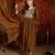 Brown color mul chanderi fabric beautiful partywear readymade suit