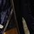 Navy blue hand embroidered velvet doshala