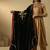 Black hand embroidered velvet doshala
