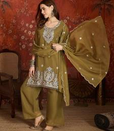Mahendi simmer lining jari partywear readymade suit