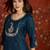 Blue roman silk kurta set