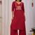 Maroon dhabu cotton kurta set
