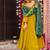 Mustard pv chanderi embroidery work fancy graceful partywear suit