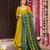 Mustard pv chanderi embroidery work fancy graceful partywear suit