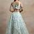 Sea Green Color Beautiful Heavy Wedding Reception Bridesmaid Soft Net Lehenga