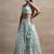Sea Green Color Beautiful Heavy Wedding Reception Bridesmaid Soft Net Lehenga