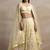 Yellow Color Beautiful Heavy Wedding Reception Bridesmaid Soft Net Lehenga