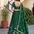 Green Color Smart Bridesmaid Rangoli Silk Lehenga Choli For Trendy Wedding Looks