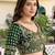 Green Color Smart Bridesmaid Rangoli Silk Lehenga Choli For Trendy Wedding Looks