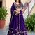 Purple Color Smart Bridesmaid Rangoli Silk Lehenga Choli For Trendy Wedding Looks