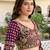 Wine Color Smart Bridesmaid Rangoli Silk Lehenga Choli For Trendy Wedding Looks