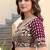 Wine Color Smart Bridesmaid Rangoli Silk Lehenga Choli For Trendy Wedding Looks
