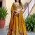 Yellow Color Smart Bridesmaid Rangoli Silk Lehenga Choli For Trendy Wedding Looks