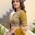 Yellow Color Smart Bridesmaid Rangoli Silk Lehenga Choli For Trendy Wedding Looks