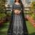Black Color Faux Georgette Fabric Sequins Embroidered Partywear Lehenga Choli For Girls Wedding Looks