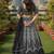 Black Color Faux Georgette Fabric Sequins Embroidered Partywear Lehenga Choli For Girls Wedding Looks