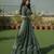 Green Color Faux Georgette Fabric Sequins Embroidered Partywear Lehenga Choli For Girls Wedding Looks
