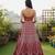 Red Color Faux Georgette Fabric Sequins Embroidered Partywear Lehenga Choli For Girls Wedding Looks
