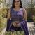 Violet Color Faux Georgette Fabric Sequins Embroidered Partywear Lehenga Choli For Girls Wedding Looks