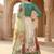 Green Color Satin Silk Fabric Designer Digital Printed Fancy Ethnic Partywear Lehenga