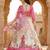 Pink Color Satin Silk Fabric Designer Digital Printed Fancy Ethnic Partywear Lehenga