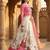 Pink Color Satin Silk Fabric Designer Digital Printed Fancy Ethnic Partywear Lehenga