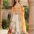 Yellow Color Satin Silk Fabric Designer Digital Printed Fancy Ethnic Partywear Lehenga