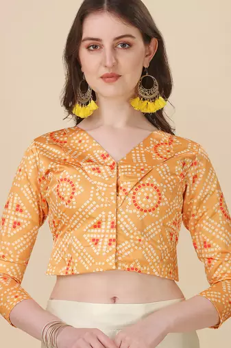 Yellow Color Satin Silk Fabric Designer Digital Printed Fancy Ethnic Partywear Lehenga