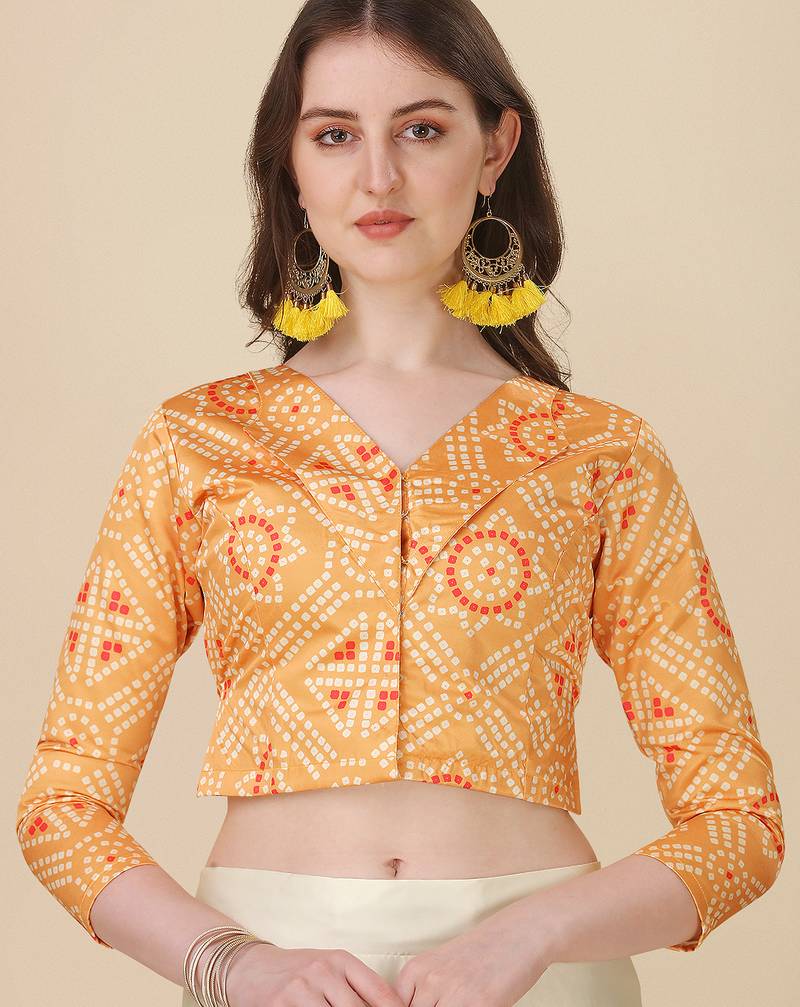 Yellow Color Satin Silk Fabric Designer Digital Printed Fancy Ethnic Partywear Lehenga